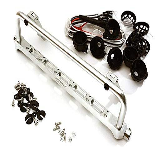 Integy Realistic Roof Top 6 LED Light Bar Cage 171x41mm for 1/10 Scale Crawler
