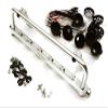 Integy Realistic Roof Top 6 LED Light Bar Cage 171x41mm for 1/10 Scale Crawler view 1