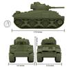 BMC WW2 Sherman M4 Tank - OD Green 1:32 Military Vehicle for Plastic Army Men view 2
