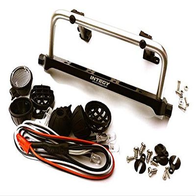 Integy Realistic Roof Top 4 LED Light Bar Cage 125x41mm for 1/10 Scale Crawler