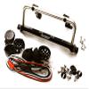 Integy Realistic Roof Top 4 LED Light Bar Cage 125x41mm for 1/10 Scale Crawler view 1