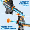 JOYIN LED Bow and Arrow for Kids, Light Up Archery Toy Play Set with Suction Cups Arrows, Targets & Arrow Case, Indoor and Outdoor Hunting Play Gift Toys for Boys Girls 6-12 view 3