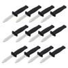 N/C Pupdoge 12 Pcs False Magic Retractable Knife Disappear Blade Trick Fake Dagger Joke Prank Props Halloween Props Halloween Gag Magic Toy view 1