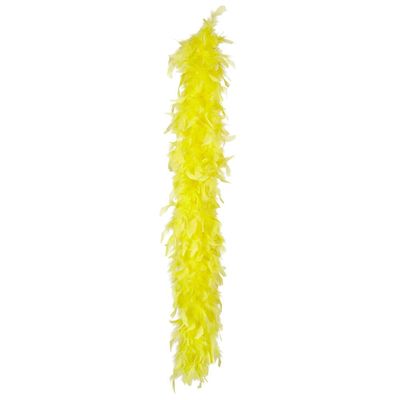 Boland 10232481 Feather Boa, neon Yellow