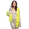 Boland 10232481 Feather Boa, neon Yellow view 2