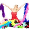 Boland 10232481 Feather Boa, neon Yellow view 3