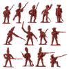 BMC Revolutionary War Plastic Army Men - 44pc Brandywine Battle Soldier Figures view 4