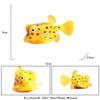 Flormoon Realistic Animal Figures Yellow Boxfish Sea Animal Toy, Science Project, Cake Topper, Early Educational Toys Birthday for Toddlers Kids Age 3 4 5 view 4