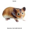 Flormoon Realistic Animal Figures Hamster Figurines, Science Project, Cake Topper, Early Educational Toys Birthday for Toddlers Kids Age 3 4 5(Large Size) view 2