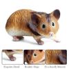 Flormoon Realistic Animal Figures Hamster Figurines, Science Project, Cake Topper, Early Educational Toys Birthday for Toddlers Kids Age 3 4 5(Large Size) view 3