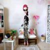 12-inch Doll Leggings With Leopard Print. 1:6 scale BJD Handmade Clothes view 2
