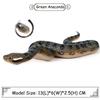 JOKFEICE Realistic Animal Figures Green Anaconda Figurines, Science Project, Cake Topper, Early Educational Toys Birthday for Toddlers Kids Age 3 4 5 view 2