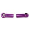 Parts & Accessories 2Pcs Alloy Tie Rod Link Ball Head M2.5 for Rc Hobby Model Car Tie Rod End N10215 Reciprocal Thread Positive and Negative Thread - (Color: Purple) view 1