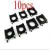 Parts & Accessories 10PCS Aluminum Alloy 10/12/16/20/22/25/30mm Pipe Clamp Tubing Clip Carbon Tube Fixing Connector Adapter for RC Plant UAV Drone - (Color: 10PCS 10mm) view 1