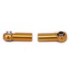 Parts & Accessories 2Pcs Alloy Tie Rod Link Ball Head M2.5 for Rc Hobby Model Car Tie Rod End N10215 Reciprocal Thread Positive and Negative Thread - (Color: Yellow) view 1