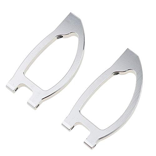 Parts & Accessories Occus 2pcs 188018 Aluminum Alloy Front Upper Suspension Arm 08048 1/10 Upgrade Parts for RC Monster Truck 94188 - (Color: Silver, CN)