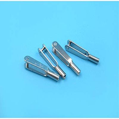 Parts & Accessories 10pcs M2 / M3 Metal Clevis Chuck RC Control Horn Steel Clevis Chuck for RC Place Air Plane RC car - (Color: M3)