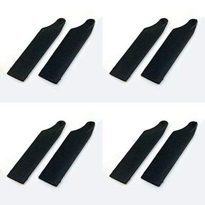 Parts & Accessories 4Pair 450 Tail Rotor Blade for Align Trex 450 DFC PRO Sport V3 Helicopter - (Color: Black)