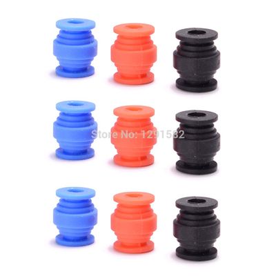 Parts & Accessories 4pcs /8pcs Shock Absorption Damping Rubber Ball for FPV Gimbal Camera Mount Red/Blue/Black - (Color: 4pcs Blue)