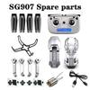 Occus Parts & Accessories SG-907 SG907 RC Drone Quadcopter Spare Parts Blade Remote Control Charging line arm Motor Shell Storage Bag Protection Ring - (Color: Set 7) view 2