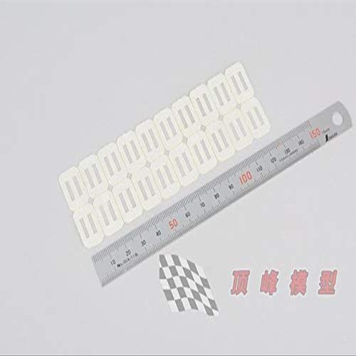 Parts & Accessories 20Pcs/Lot Paper Hinges/Hinge Folding Leaf/aileron Tail Wing Connector, KT, Foam, balsa rc Airplane Universal - (Color: L20XW13mm (Medium))