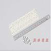 Parts & Accessories 20Pcs/Lot Paper Hinges/Hinge Folding Leaf/aileron Tail Wing Connector, KT, Foam, balsa rc Airplane Universal - (Color: L20XW13mm (Medium)) view 1
