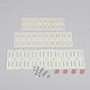 Parts & Accessories 20Pcs/Lot Paper Hinges/Hinge Folding Leaf/aileron Tail Wing Connector, KT, Foam, balsa rc Airplane Universal - (Color: L20XW13mm (Medium)) view 2