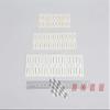 Parts & Accessories 20Pcs/Lot Paper Hinges/Hinge Folding Leaf/aileron Tail Wing Connector, KT, Foam, balsa rc Airplane Universal - (Color: L20XW13mm (Medium)) view 3