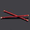 Parts & Accessories 2PCS 80-130MM Linkage Pull Rod Metal Pushrod Tie Rods for 1:10 SCX10 D90 Climbing RC Cars Connecting Accessories - (Color: red 100mm) view 2