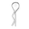 Parts & Accessories 50Pcs Stainless Steel Body Clips Shell Cover Pin Bend for 1/10 RC Car Remote Control Toys Hsp Redcat Exceed Spare Parts - (Color: White) view 1