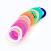 20Pcs Mix 14 Colors Safe Silicone O Ring Baby Silicone Pacifier Dummy Chain Adapter Holder O Ring Inner Size 21.5mm view 2