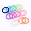 20Pcs Mix 14 Colors Safe Silicone O Ring Baby Silicone Pacifier Dummy Chain Adapter Holder O Ring Inner Size 21.5mm view 4