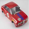 Alfa Romeo 2000 GTAm Finished Body for 1/10 Electric Touring RC Racing Car DIY Red (Printed) view 3