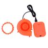 Arokibui USB Mini Upgrade Inflatable Costume Fan Replacement Blow up Blower Potable Fans for Dinosaur Inflatable Costume Doll Mascot Head or Other Inflatable Game Clothing Orange view 1