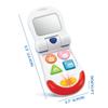 Baby Toy Flip Phone  4 Interactive Sound and Music Buttons Plus Realistic Ringtone  Includes a Mirror and Fun Light Effects  Smartphone Toy for Babies 3+ Months  ASTM Certified view 4