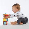 Bambiya Activity Cubes & Stacking Toy Blocks Set of 3 - Baby Blocks for Toddlers w/Animal Theme - Gross & Fine Motor Skills: Slide, Spin, Wiggle, Turn, Stack - Educational 3 Month Old Toys for Babies view 3