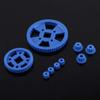 Fafeicy Plastic Gears Set, Pulley Belt Kits, Robot Motor Toy DIY Parts for Model (80 Gear Packages) view 2