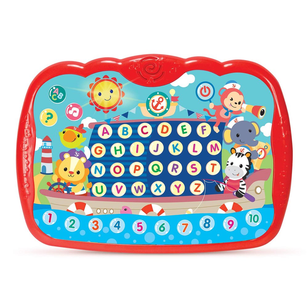 Learning Tablet for Toddlers 1-3 - Educational ABC Toy to Learn Alphabet, Number, Music & Words - Early Development Electronic Learning & Activity Game, Suitable for 1 2 3 Year Old Boys & Girls