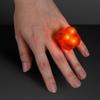 FlashingBlinkyLights Set of 24 Huge Orange Gem Light Up Rings view 2