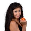 FlashingBlinkyLights Set of 24 Huge Orange Gem Light Up Rings view 3