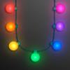 FlashingBlinkyLights Rainbow Party LED Globes Light Up Necklace view 3