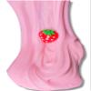 Strawberry Milk Scented Slime for Kids Ages 8+  Thick & Glossy Handmade Slime with Strawberry Charm  Soft, Stretchy, ASMR Toy  4oz - Hoshimi Slimes view 3