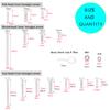 205PCS ShareGoo Stainless Steel M3 M4 Screws,Wheel Hexagon Nut, R Pin RC Screw Kit Compatible with Axial RC4WD Traxxas Slash 4x4 Short Truck Off-Road RC Car Truck view 2
