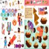 Bible Activity Jonah, Noah, Moses, Joseph, Jesus, David - Sticker Book Over 80 Stickers (Set of 6 Books) view 4
