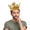 LEGAMI - CRO0001 Inflatable Crown, Adult Size, Diameter 22 cm view 2