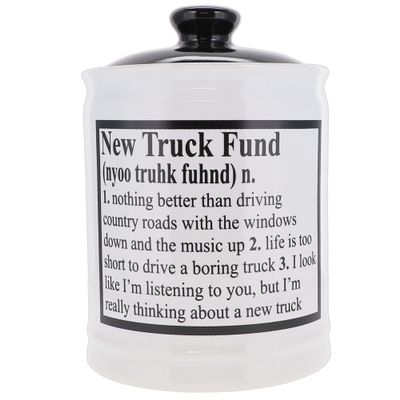 Cottage Creek Jars Gifts for Men, New Truck Fund Piggy Bank, New Truck Accessories, Truck Gifts, Gifts Dad, Men, Boyfriend