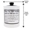 Cottage Creek Jars What The IRS Missed Piggy Bank, Office Candy Jar, Fun Savings Bank, Office Decor, Coworker Gifts view 4