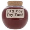 Cottage Creek Jars - Red Big Boy Toy Fund Piggy Bank, Unique Gifts for Men, Teen Boys & Friends, Savings Jar Storage Container, Perfect for Office & Home Decor, Fun Car Accessories Money Saving Box view 1