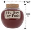Cottage Creek Jars - Red Big Boy Toy Fund Piggy Bank, Unique Gifts for Men, Teen Boys & Friends, Savings Jar Storage Container, Perfect for Office & Home Decor, Fun Car Accessories Money Saving Box view 4