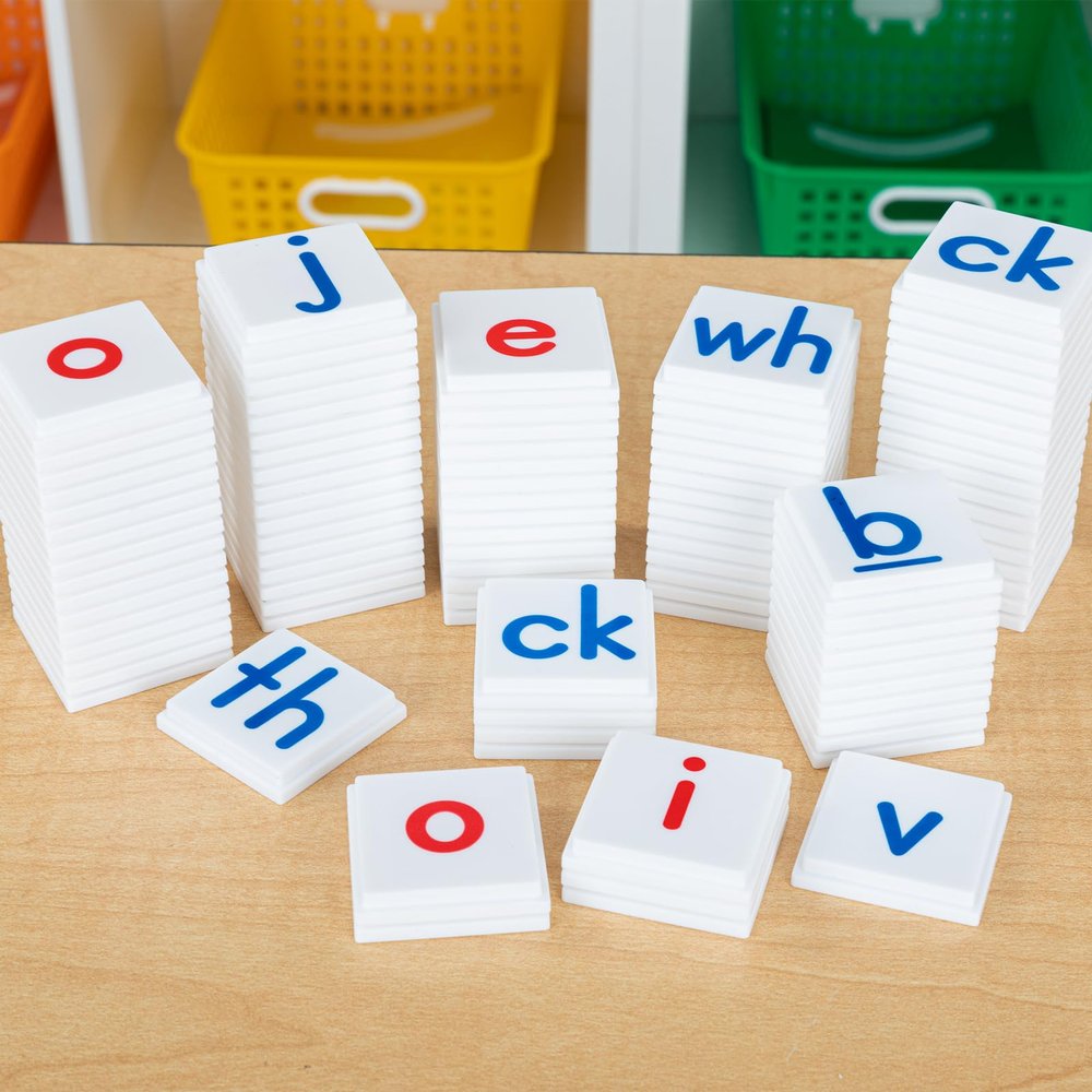 Really Good Stuff Digraphs Stacking Tiles Game - 1 Game